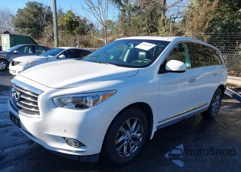 2013 Infiniti Jx35 z USA, uszkodzony, nr VIN 5N1AL0MM2DC313673